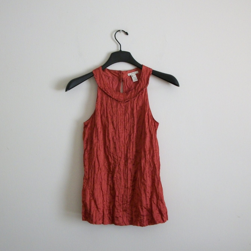 J. Crew Silk Cotton Crescent-collar Cami Size 4